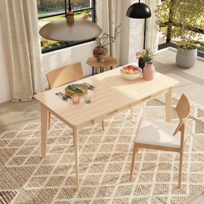 47.2" W Dining Table With 2 Drawer