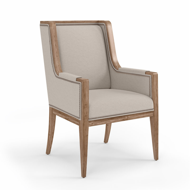 Passage Upholstered Arm Chair in Brown