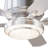 Vaczon 52" 5 - Blade Modern Flush Mount Ceiling Fan with Light Kit and Remote Control