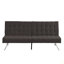 Structure en bois, pieds en acier inoxydable, futon, canapé-1313426716