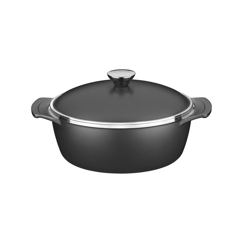 Tramontina Non-Stick Aluminum Round Dutch Oven, 6.8 L