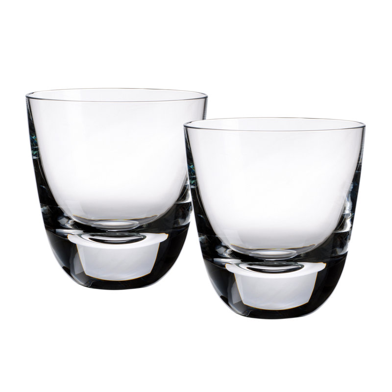 Ensemble de bar américain Villeroy & Boch / 2 verres à whisky 10,75 oz Bourbon Old Fashioned
