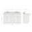 Partham 61" Double Bathroom Vanity Set-1258799904
