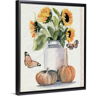 " Autumn Sunflowers II " Painting