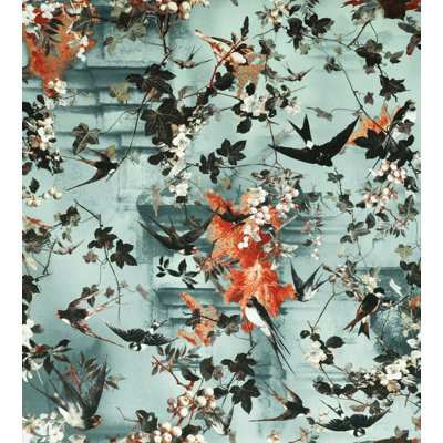 Les Papiers Floral Double Roll