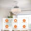 Ventilateur de plafond 3 pales 36 "avec télécommande et ensemble d'éclairage inclus Heatherly-2142499018