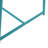 Graceful Matte Iron Side Table In Teal For Outdoor Delightful Moments Attractive Pleasure Time