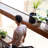 Modern Plastic Indoor/Outdoor Round Planter with Saucer-537849435-537849383