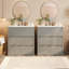 Ensemble de meuble-lavabo double avec deux lavabos en céramique séparés-603210884