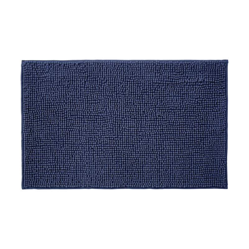 Sanjeev Chenille Bobble Bath Mat, 90cm W x 60cm L