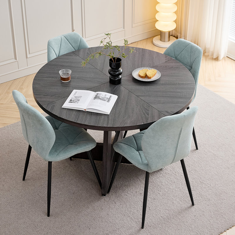 Dining Set, Green, Black