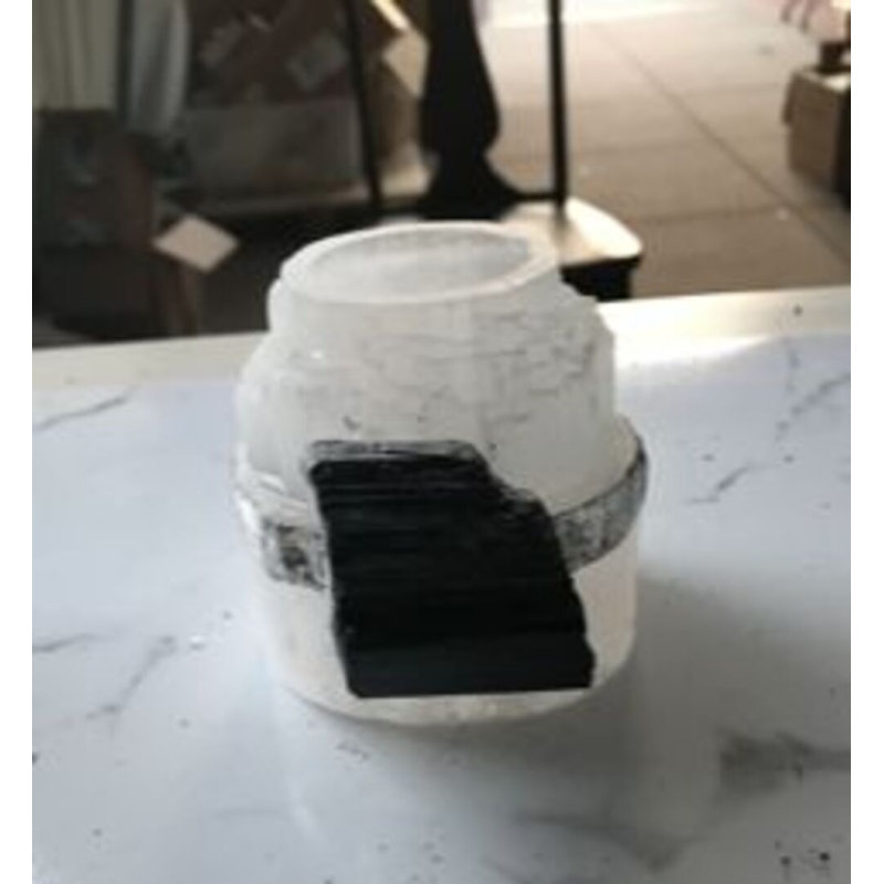 Selenite Tealight Candle Holder