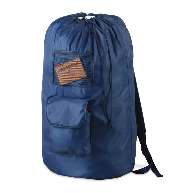 Whitmor Dura-Clean Laundry Bag Backpack