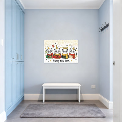 Animals Panda Festive Celebration New Year 2026
