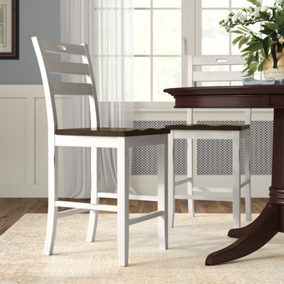 Gaspar Solid Wood 24'' Counter Stool