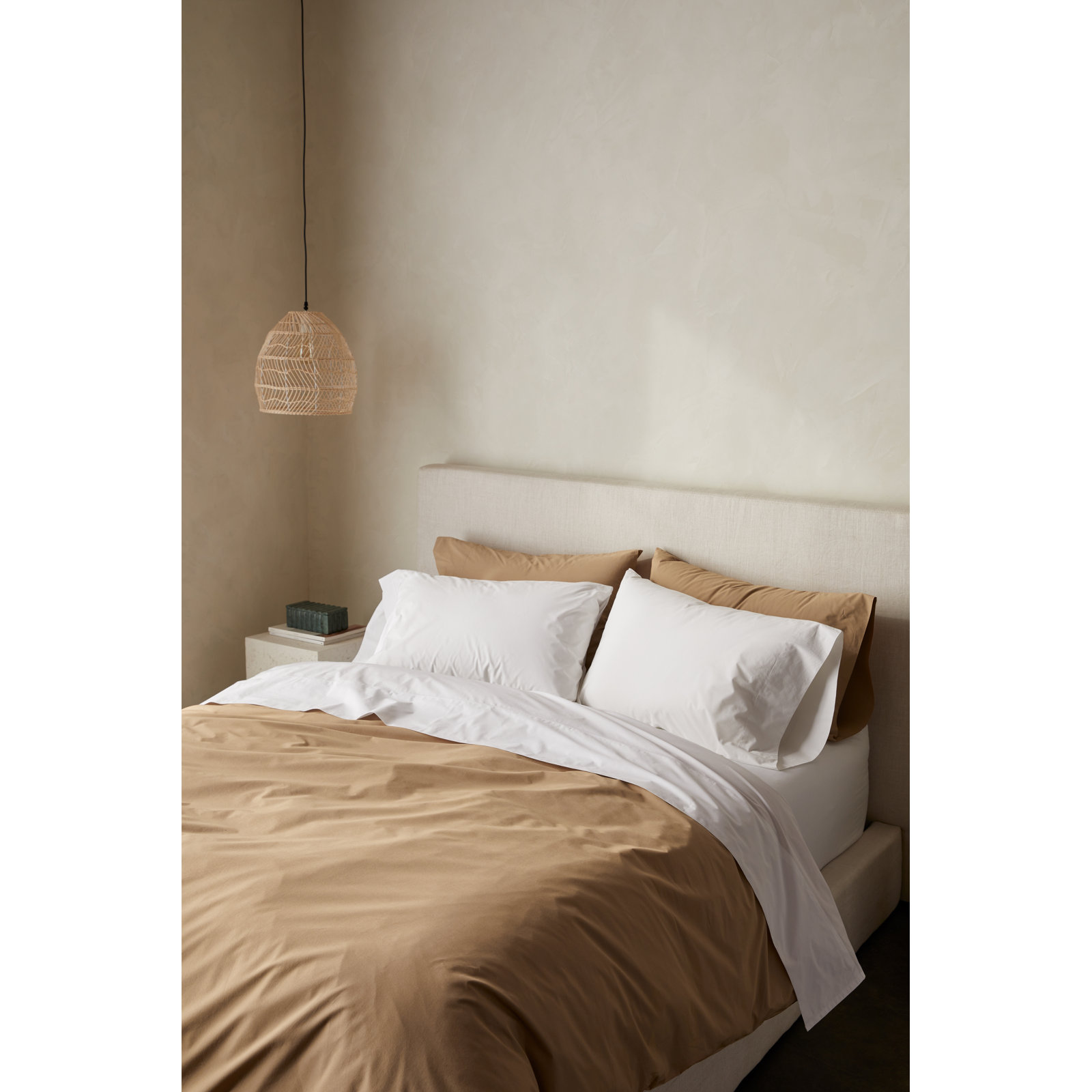 Cotton Percale Duvet Cover, King/Cal King Duvet Cover, Seal