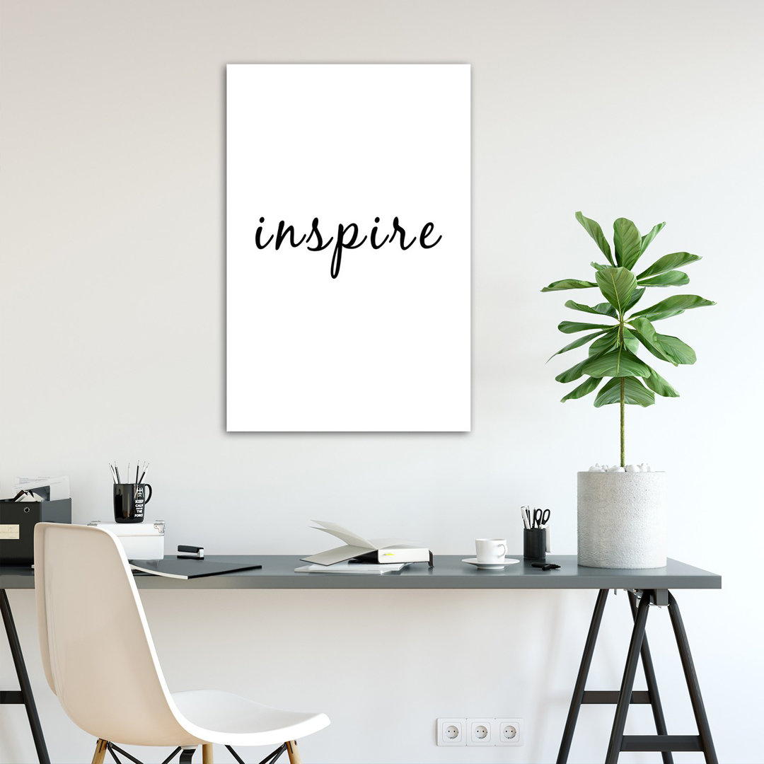 Poster Motivationsbeschriftung Inspire