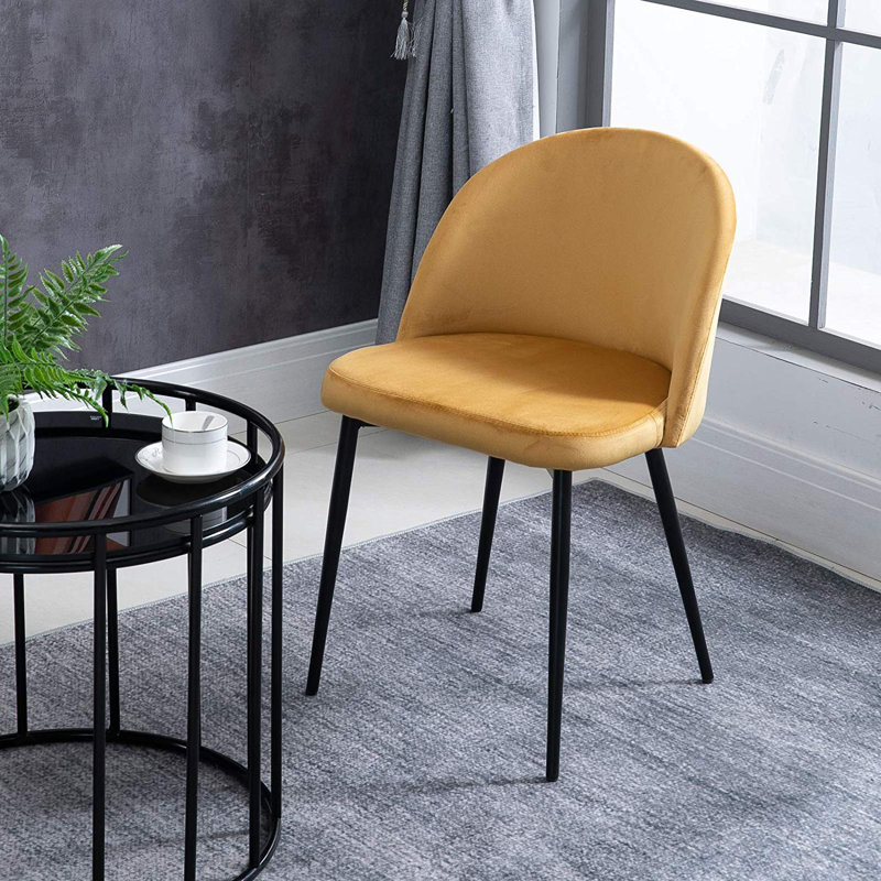 Upholstered Dining Chair, Camel