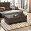 Table basse rectangulaire en verre trempé-106378500-106378498