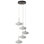 Clouds 9-Light Pendant - Black - Long Overall Height