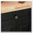 Kitchen Island on Wheels with Rubberwood Top-1280820713