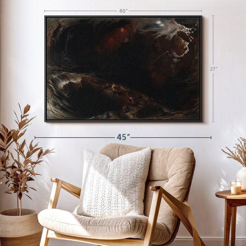 " The Deluge 1834 Wall Art ", 27" H x 40" W