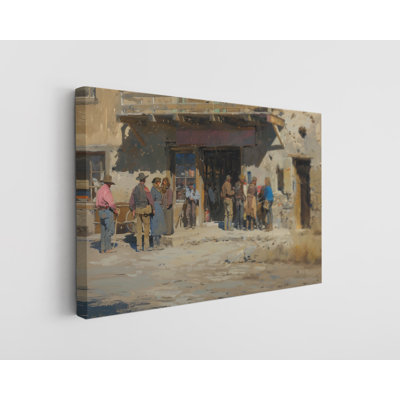 Reproduction d'art sur toile Wild West Cowboys, décoration murale moderne pour la maison et le bureau