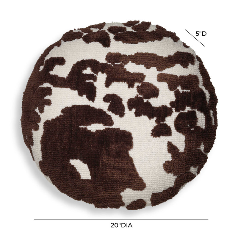 Coussin 20 po Coast, Brun