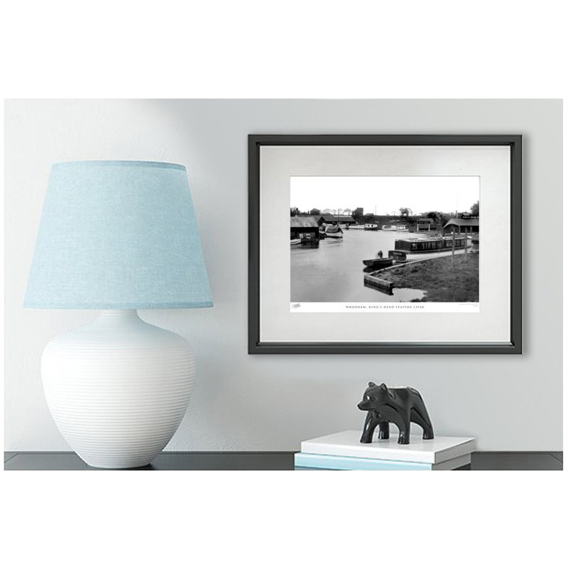 Wroxham, King's Head Staithe C1940 by Francis Frith - Single Picture Frame Print, 45cm H x 60cm W x 2.3cm D
