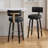 Swivel Upholstered Stool With T-Shaped Backrest-1438317361-1438317366-1410634227