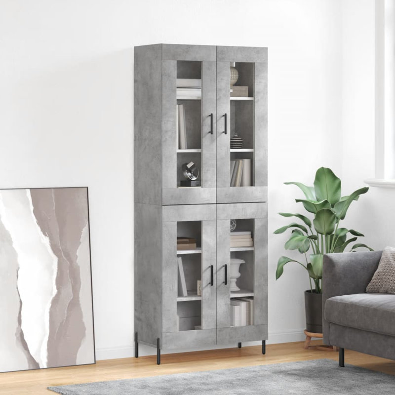 69.5cm Sideboard, Concrete Grey