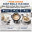 6Qt Silver Electric Pressure Cooker, 24 Cooking Programs, Touch & Dial Control, Multi-Function Smart Cooker