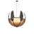 48" Wide Feather Pendant