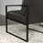 24.6" Wide Minimalist Soft Cushioned Back Upholstered Sled Base Arm Accent Chair (Set of 12)-108052972
