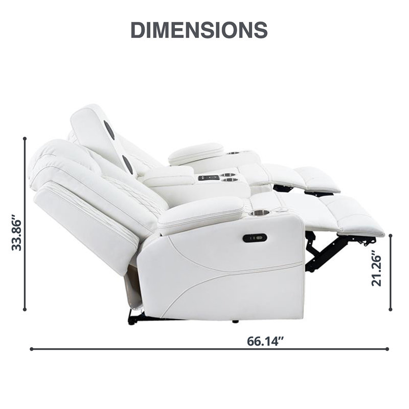 Ensemble de canapé d'angle 6 places avec appui-tête réglable, Simili cuir blanc