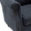 Fauteuil à oreilles touffeté-554758152