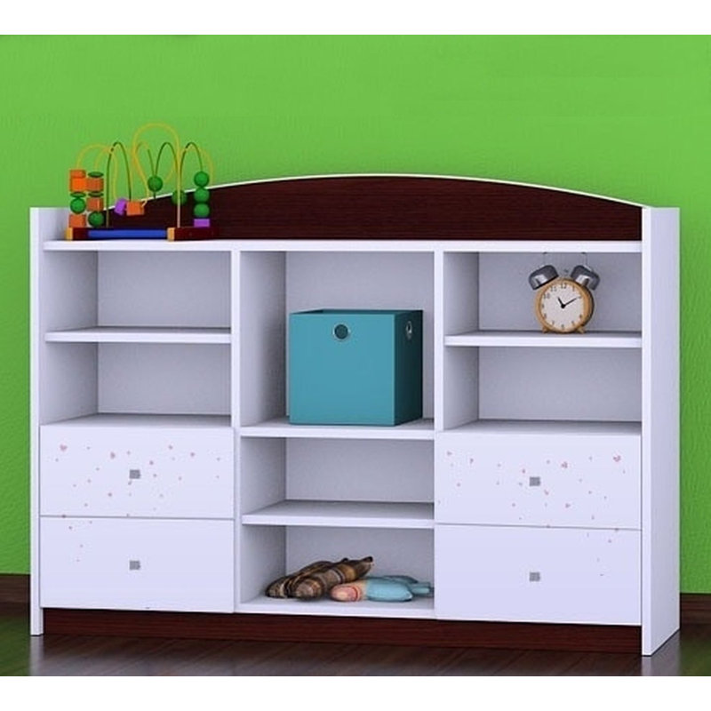 Maggie 92cm H X 129cm W Kids Cube, Wenge