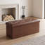 Banc de rangement rembourré, repose-pieds, banc de bout de lit, commode de rangement pour chambre à coucher, vestibule, brun-1202648980-1202648981