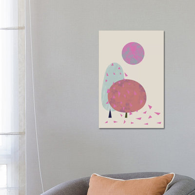 Trees In Wind by Flatowl - Wrapped Canvas Gallery-Wrapped Canvas Giclée