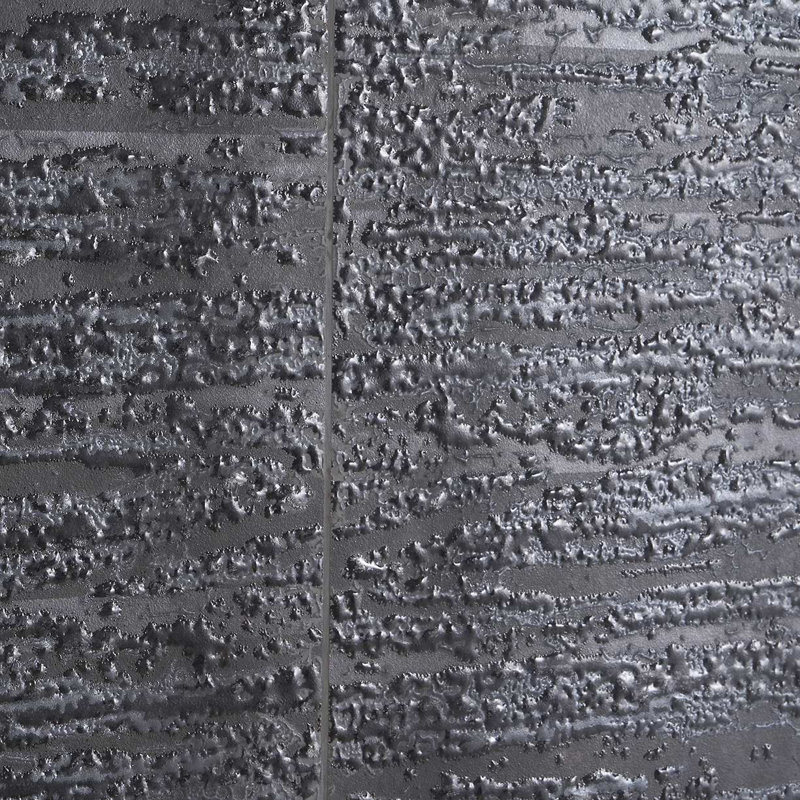 Twilight 12X48 Metal Look Porcelain Tile, Deco Dark