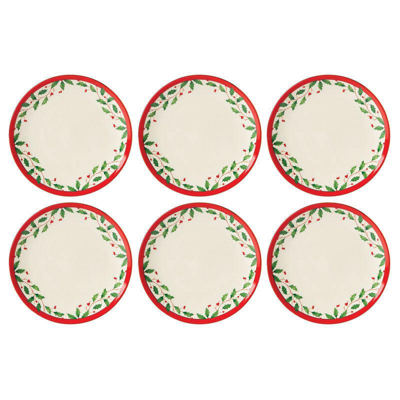 Lenox Holiday 6-Piece Accent Plate Set