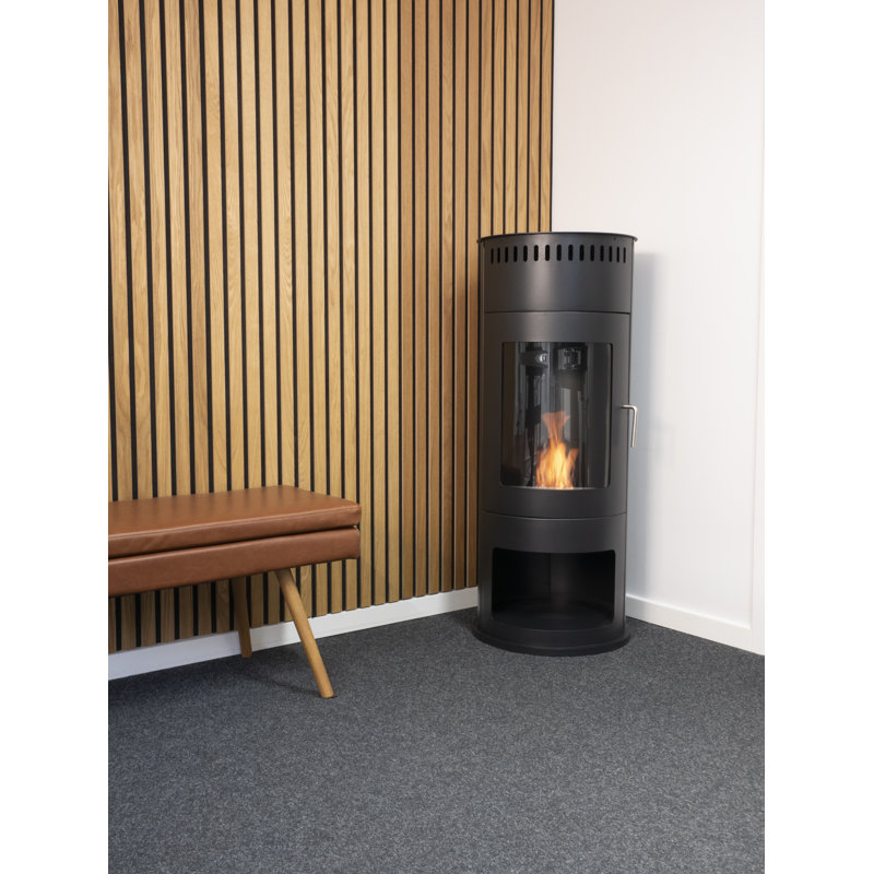 Symple Stuff 42cm W Bio-Ethanol Fireplace with 7507 BTU, Black