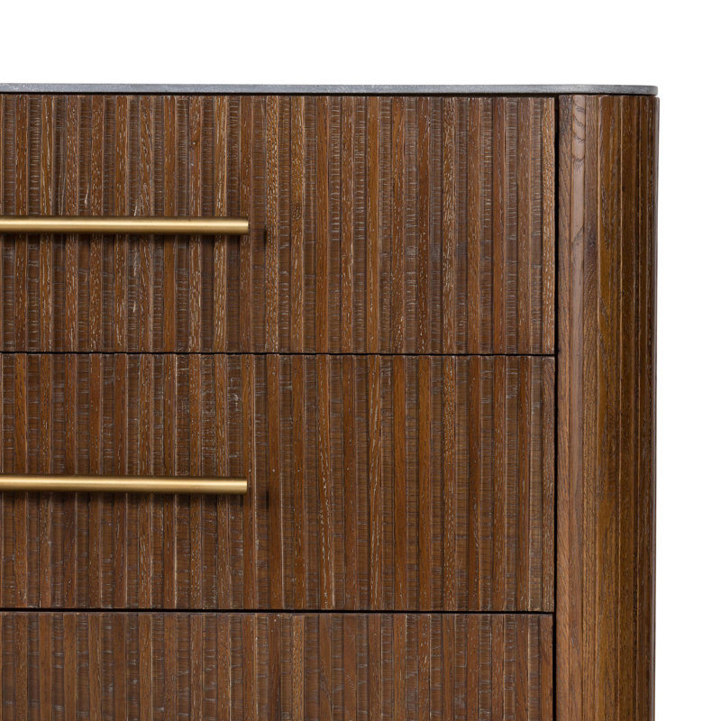 Fletcher 6 - Drawer Dresser, Terra Brown Oak