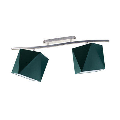 Muro Fabric Semi Flush Mount