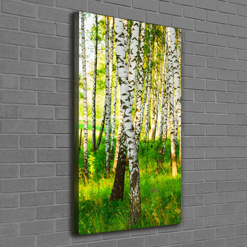 Birch Forest - Wrapped Canvas Print
