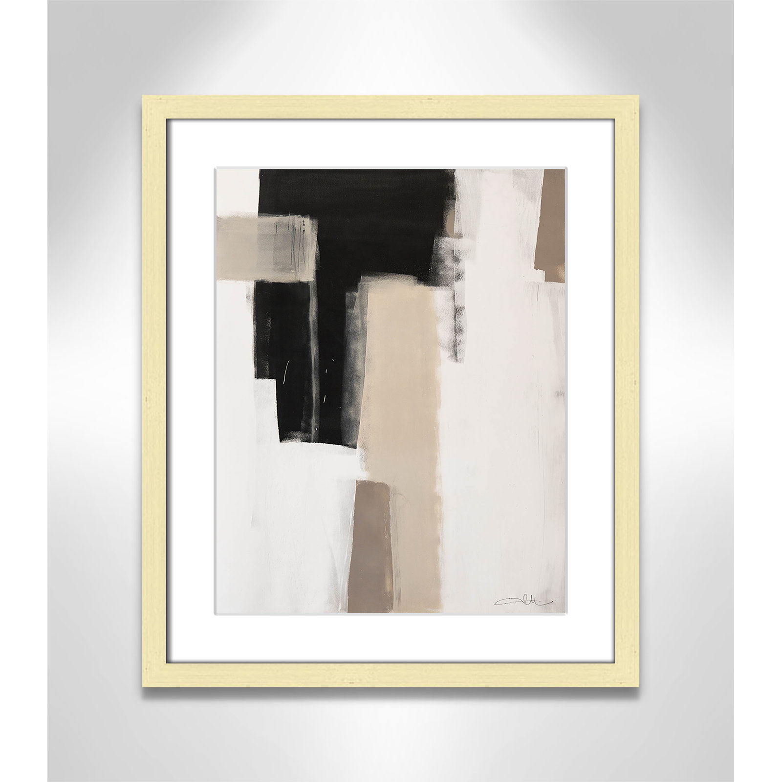 Giverny Earth Scapes I Print, Yes, 19" H x 16" W x 1.25" D, Gold Single Picture Frame