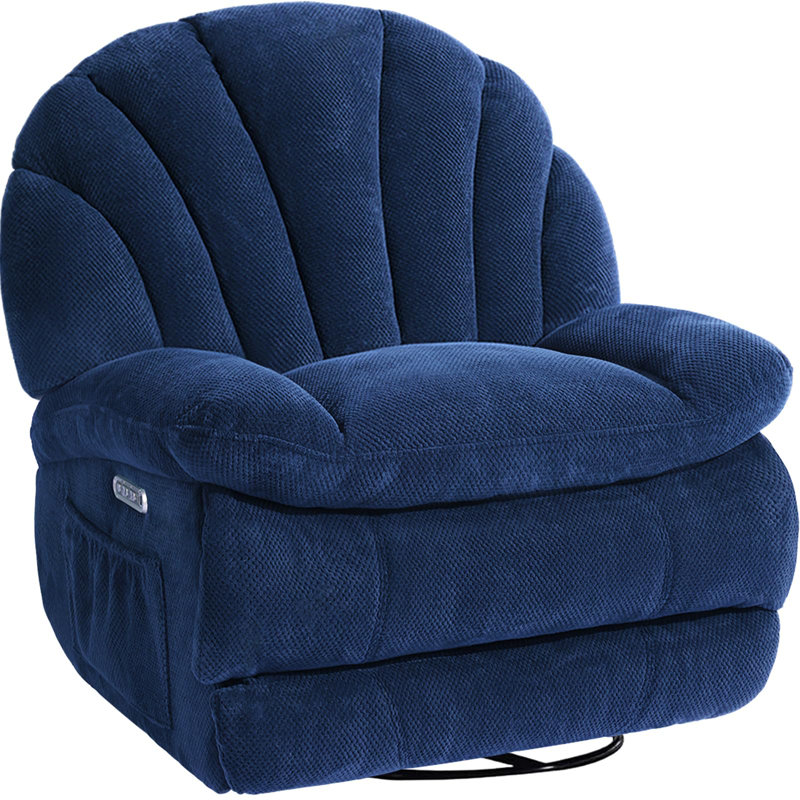 Fauteuil inclinable et oscillant surdimensionné EONIX, Marine