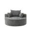 Fauteuil-lit moderne moelleux de 55 pouces avec coussin de dossier intégré, aucun assemblage requis, siège confortable à ressorts-1110888651-1110888648