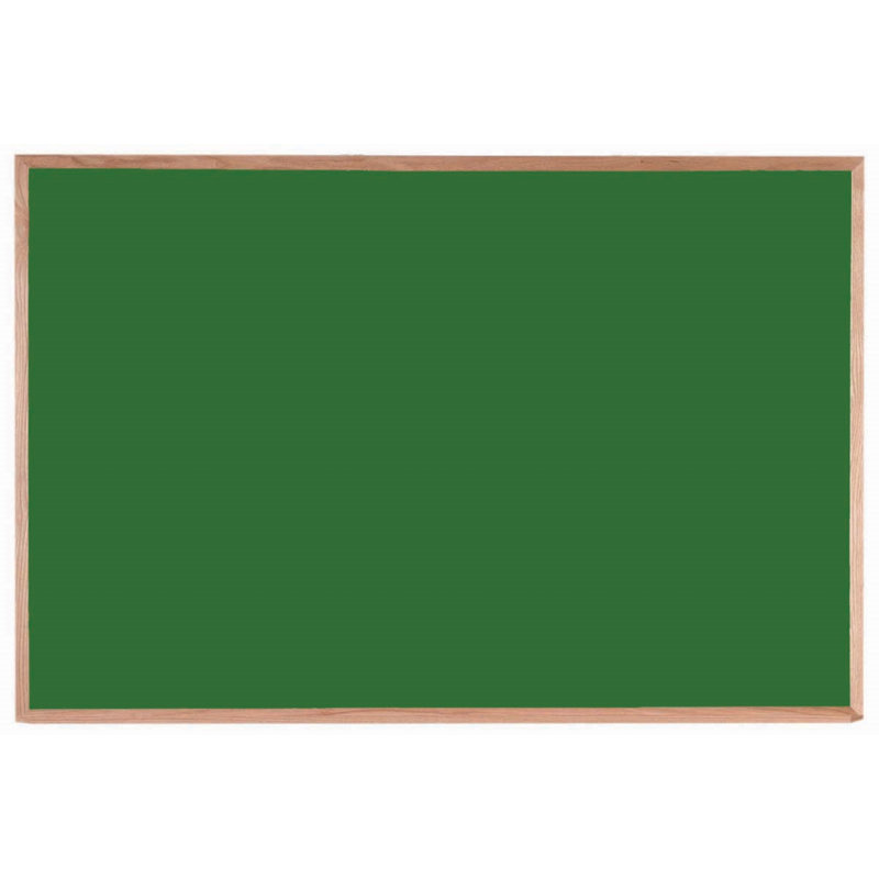 AARCO Yes Wood Chalkboard, 4' H x 6' L