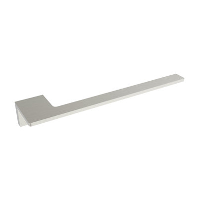 Ash Wall-Mounted 8" Towel Bar - Brushed Nickel, Premium Brass Construction, Installation Hardware Included